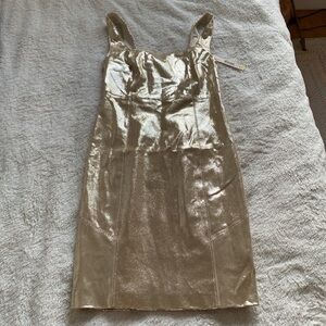 Alive and Olivia gold dress NWT